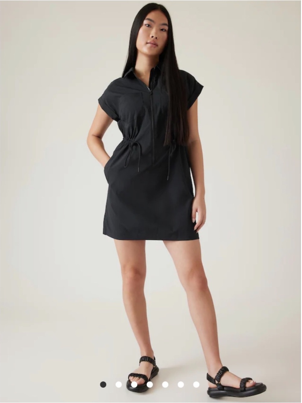 Athleta Black Topspin Dress